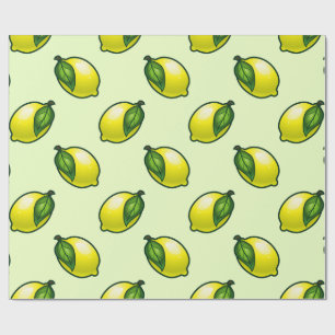 Summertime Lemon  Wrapping Paper
