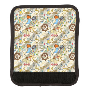 Summertime luggage handle wrap