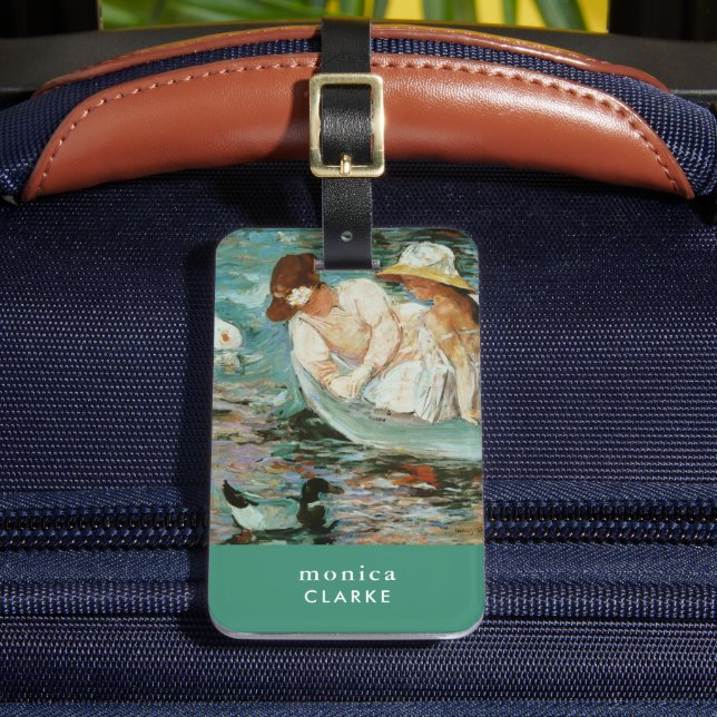 Summertime | Mary Cassatt Luggage Tag (Front Insitu 2)