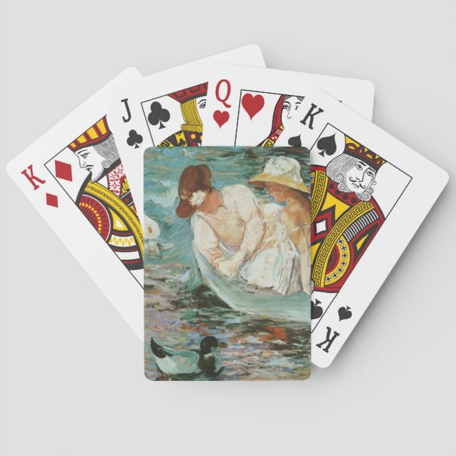 Summertime | Mary Cassatt Poker Cards (Back)