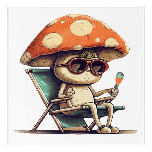 Summertime Mushroom Acrylic Print