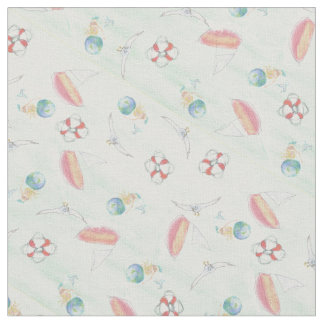 Summertime on the Seashore Fabric