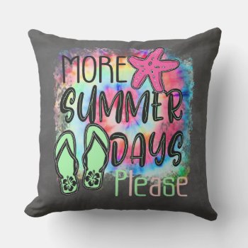Summertime Outdoor Pillow by malibuitalian at Zazzle
