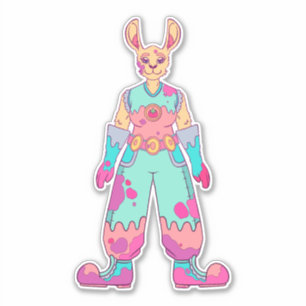 Summertime Rabbit Sticker