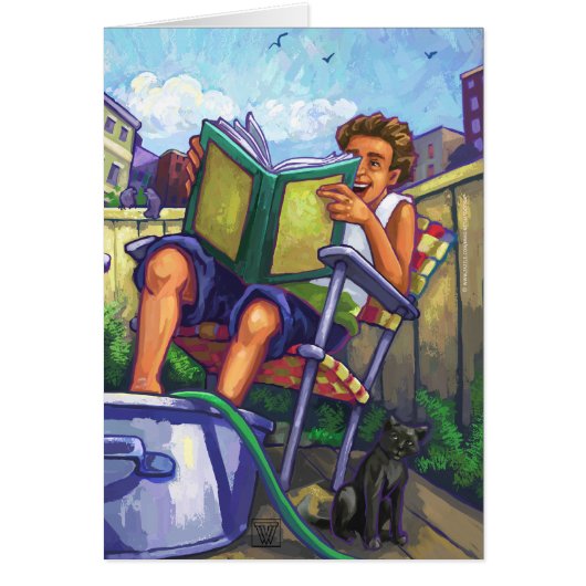 Summertime Reading, Boy (Front)