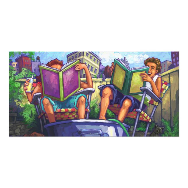 Summertime Reading Card (Front)