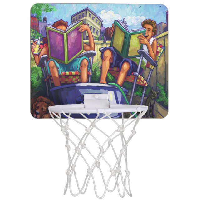 Summertime Reading Mini Basketball Hoop (Front)