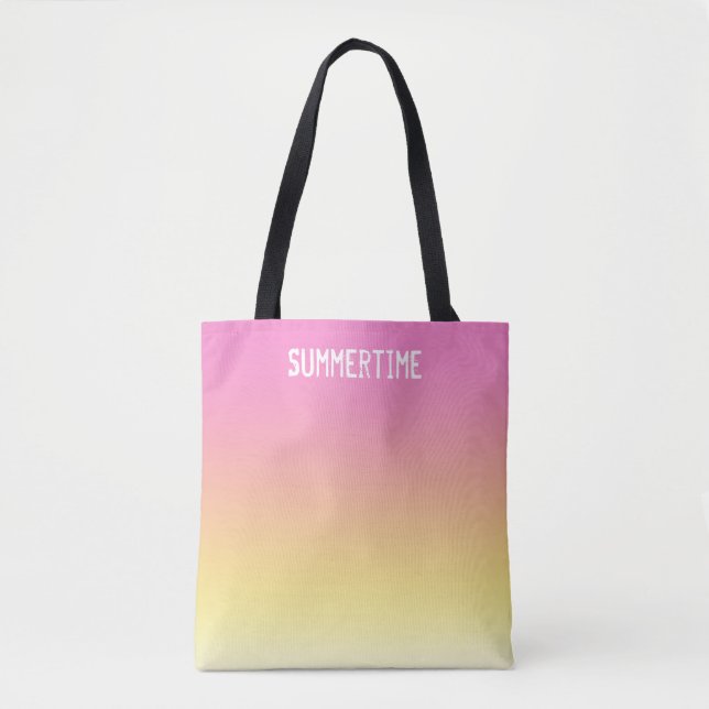 Summertime Sunset Beach Tote (Front)