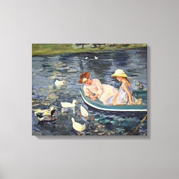 Summertime Two | Mary Cassatt Canvas Print