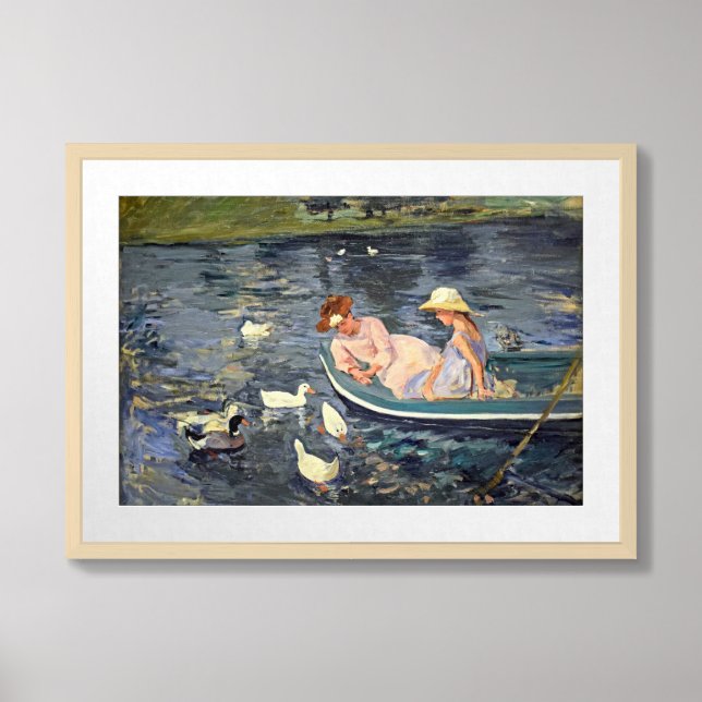 Summertime Two | Mary Cassatt Framed Art (Framed Front)