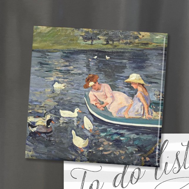 Summertime Two | Mary Cassatt Magnet (Creator Uploaded)