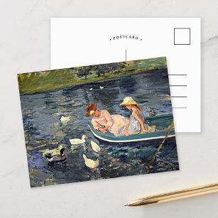 Summertime Two   Mary Cassatt Postcard
