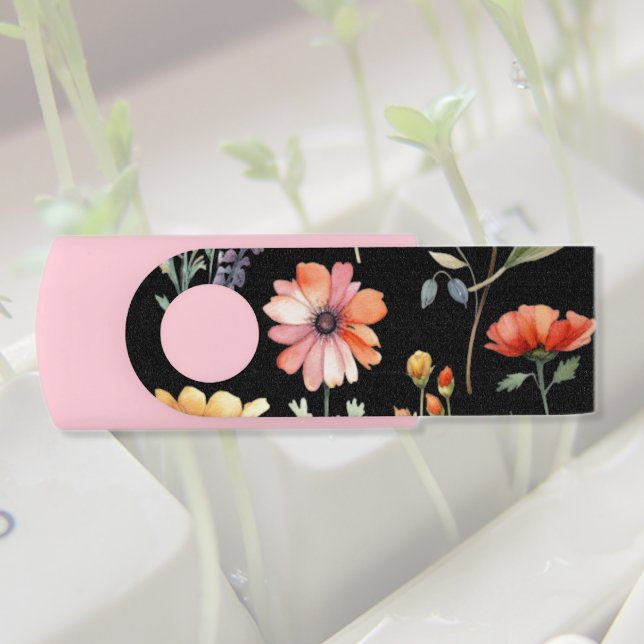 Summertime Wild Flowers Swivel Flash Drive (Creator Uploaded)