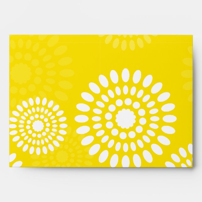 Summertime yellow flowers Envelope (Front)