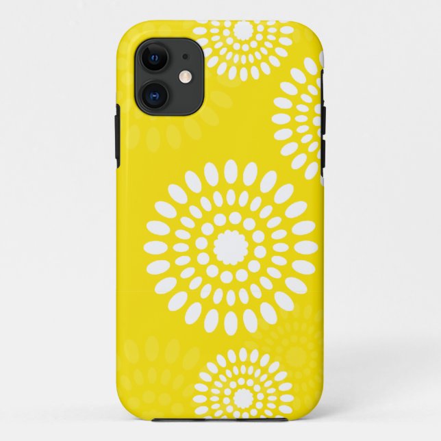 Summertime yellow flowers iPhone 5 Case (Back)
