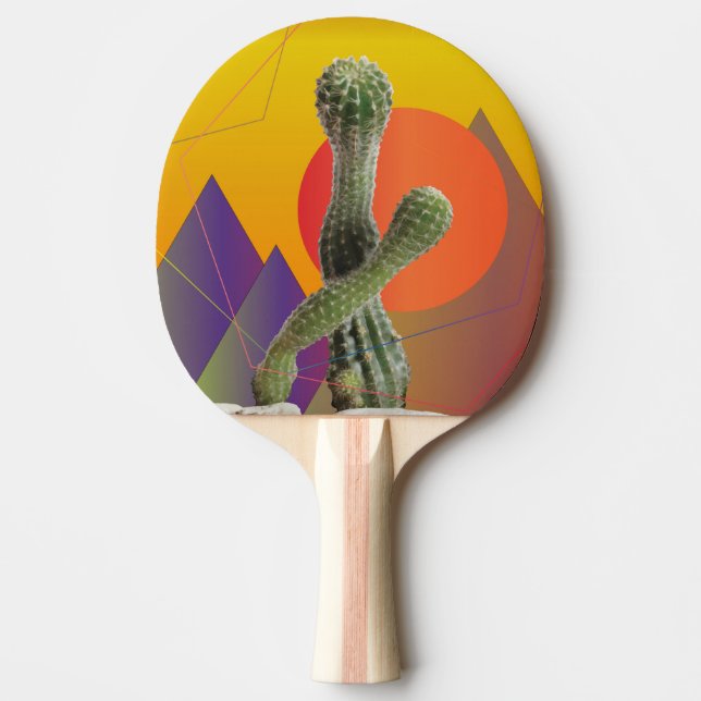 Summertine  Ping Pong Paddle, Red Rubber Back Ping-Pong Paddle (Front)