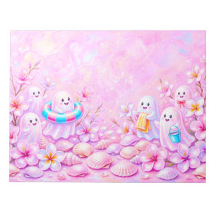 Summerween Beach Ghost Notepad