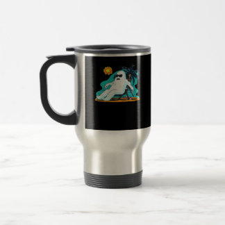 Summerween - Chibi Sunbathing Oversized Travel Mug