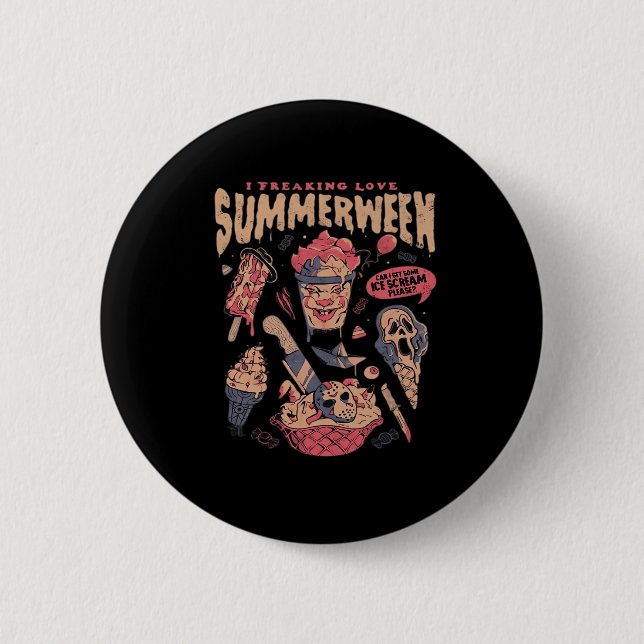 Summerween Classic Meme Button (Front)