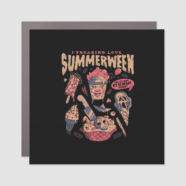 Summerween Classic Meme Car Magnet (Front)