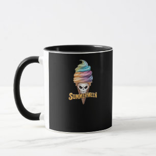 Summerween IceCream Skeleton Classic Meme Mug