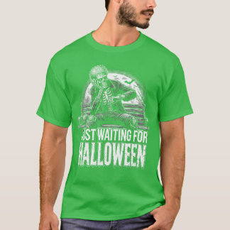 Summerween Just Waiting For Halloween Halloween Su T-Shirt