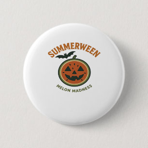 Summerween Madness – Spooky Watermelon Classic Button