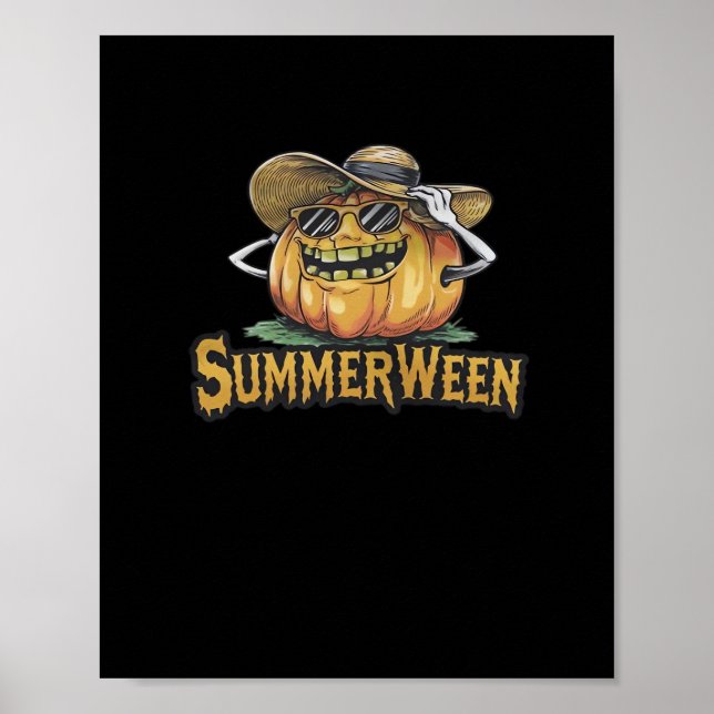 Summerween Pumpkin Classic Poster (Front)