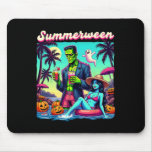 Summerween Summer Halloween Zombie Frankenstein Bo Mouse Pad