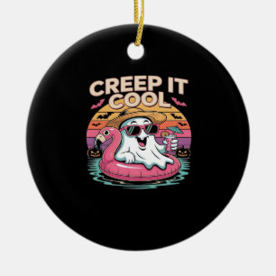 Summerween - Summerween Beach - Summerween Witch Ceramic Ornament