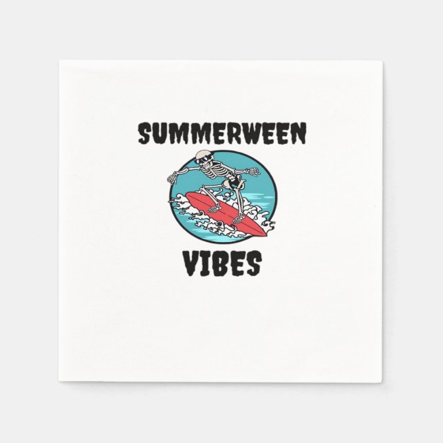 Summerween Vibes Oversized Napkins (Front)