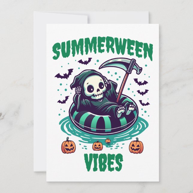 Summerween Vibes – Reaper Relaxed Invitation (Front)
