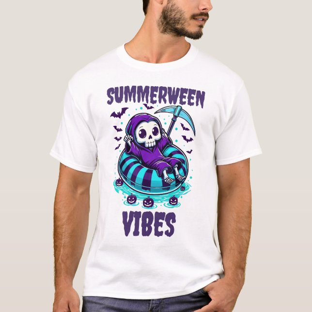Summerween Vibes – Reaper Relaxed T-Shirt (Front)