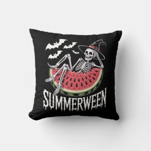 Summerween Watermelon Throw Pillow
