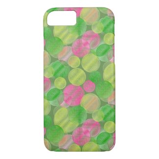 Summery Circles on iPhone 8/7 Case