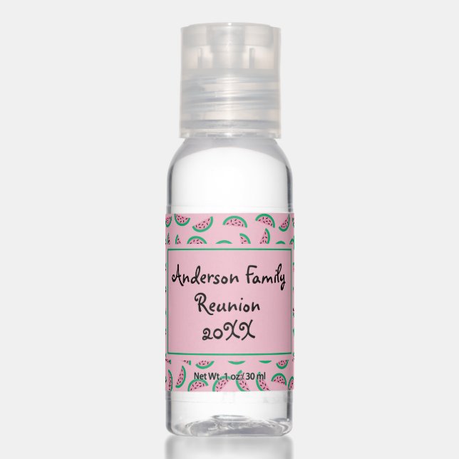 Summery Tiny Watermelons Hand Sanitizer (Front)