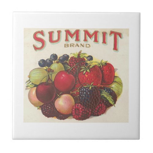 Summit Brand Fruits Tile