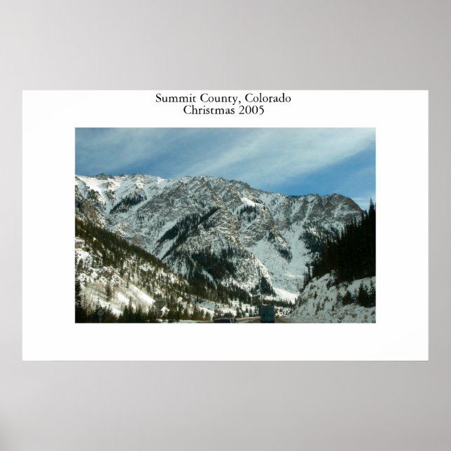 summit county colorado poster (Front)