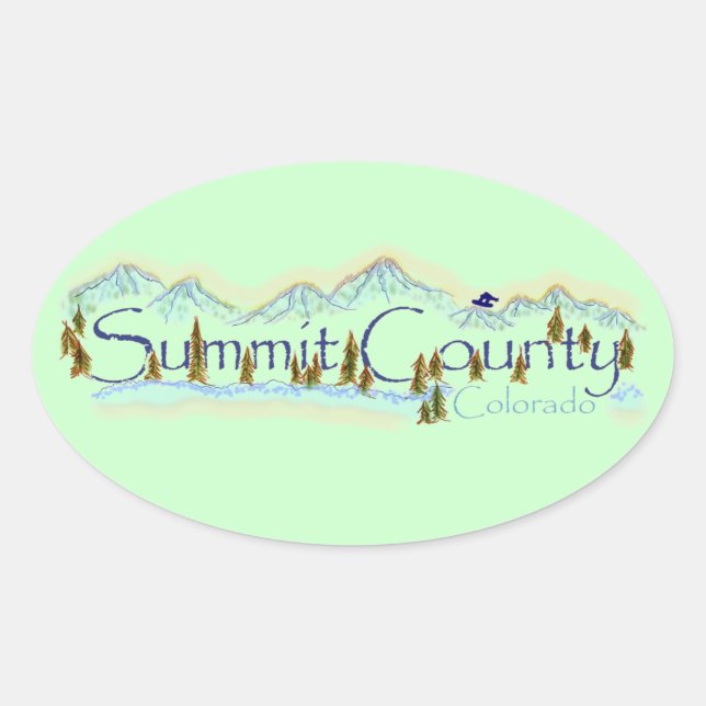 Summit County Colorado sticker (Front)