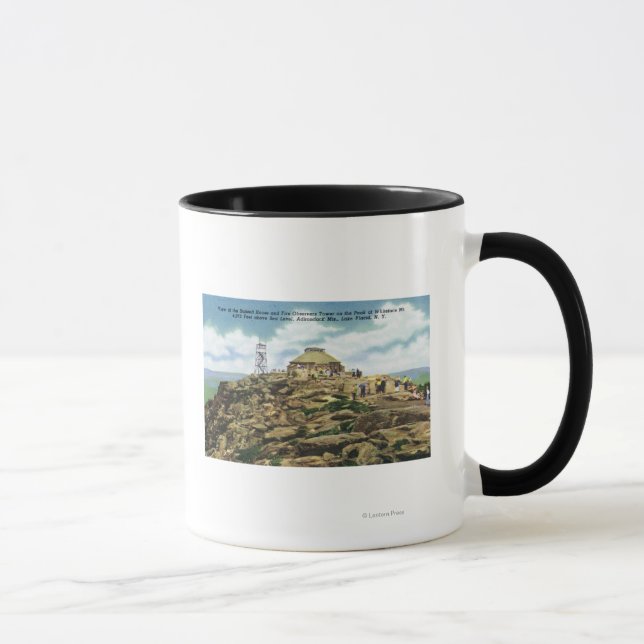 Summit House, Fire Observers Tower View Mug (Right)