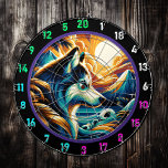 Summit Husky Wilderness Wall Accent Dart Board<br><div class="desc">Transform your space with the Summit Husky Wilderness Wall Accent, a design that captures the raw beauty of nature. Featuring a striking husky set against majestic mountains and a glowing sunset, this piece adds a sense of adventure to any man cave, game room, or dorm room. This bold decor isn’t...</div>