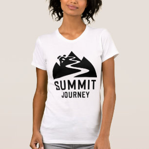 Summit Journey Mountain Climber Design T-Shirt