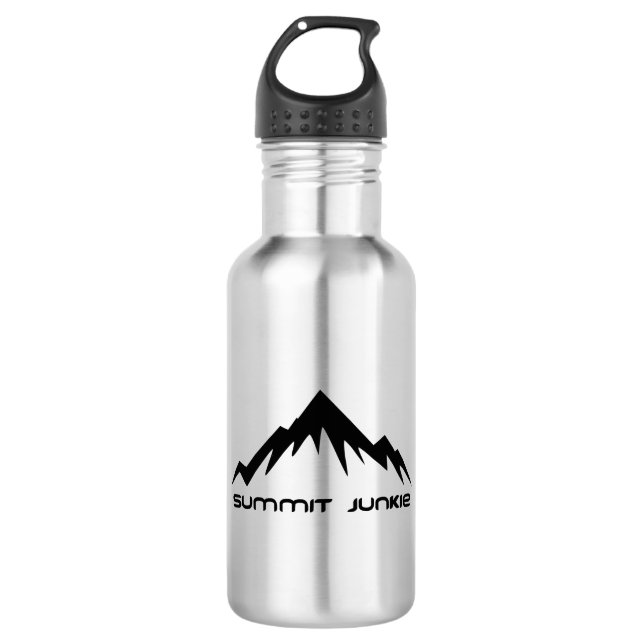 Summit Junkie Stainless Steel Water Bottle (Front)