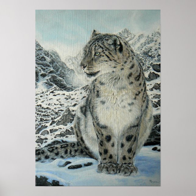 Summit King Snow Leopard poster size up to large (Front)