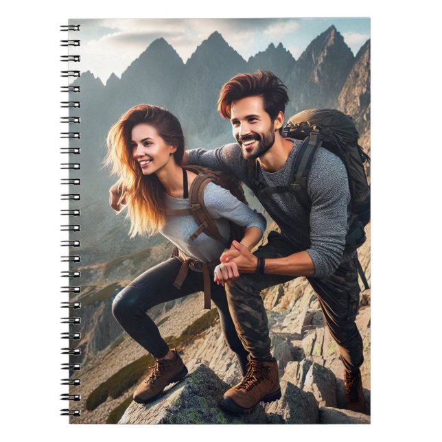 Summit Love – Adventure and Romance Notebook (Front)