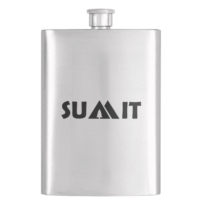 Summit Mountains Flask (Front)
