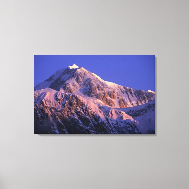 Summit of Denali Peak Mt. McKinley) at Canvas Print (Front)