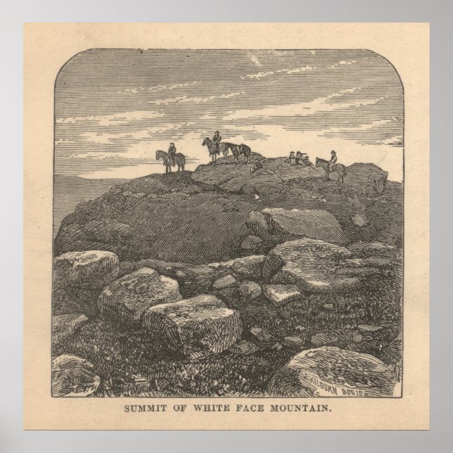Summit of White Face Mountain Poster (Front)
