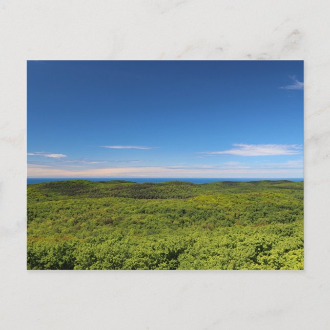 Summit Peak, Porcupine Mountains, Upper Michigan Postcard (Front)