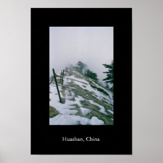 Summit Temple in Mist Poster